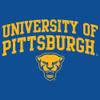 AL02 - Pittsburgh Panthers Arch Logo - University Sports Team Long Sleeve T Shirt - 3X-Large - Royal view 3
