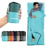 JAICOM Sleeping Bag Liner, Travel Sheets & Adult Sleep Sack, Ultralight and Portable Summer Sleeping Bag - Ideal for Backpacking, Hotels and Hostels, Business Trips, Camping