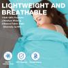 JAICOM Sleeping Bag Liner, Travel Sheets & Adult Sleep Sack, Ultralight and Portable Summer Sleeping Bag - Ideal for Backpacking, Hotels and Hostels, Business Trips, Camping view 3