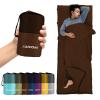 JAICOM Sleeping Bag Liner, Travel Sheets & Adult Sleep Sack, Ultralight and Portable Summer Sleeping Bag - Ideal for Backpacking, Hotels and Hostels, Business Trips, Camping