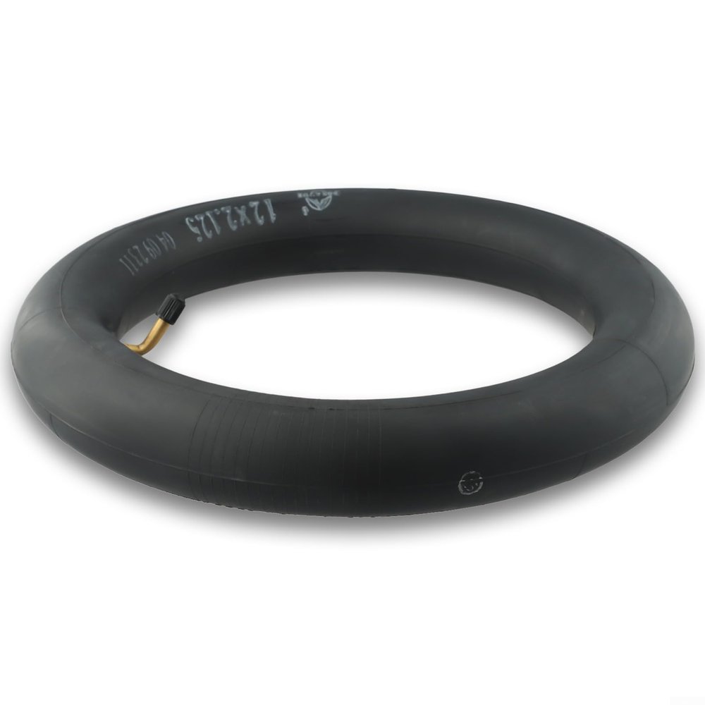 12 Inch 12x2.125 Inner Tube 12 1/2x2 1/4(57/62-203) for EBike Electric Scooter, Rubber Inner Tube Replacement(Bent mouth)