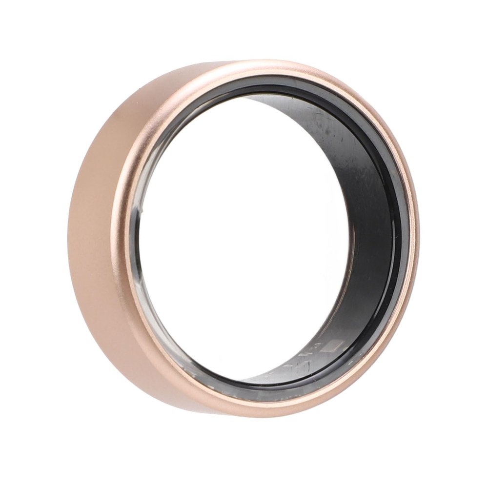 Cuifati Water Smart Ring, Monitor, Aluminum Alloy Fitness Tracker, Gesture Camera Control, 60 Days Standby Time, for APP, Multi Sports Modes (11#)