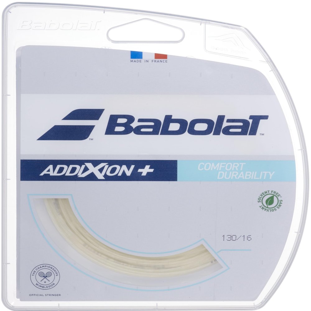 Babolat Addixion+ 16g Natural Color Tennis String (Set)
