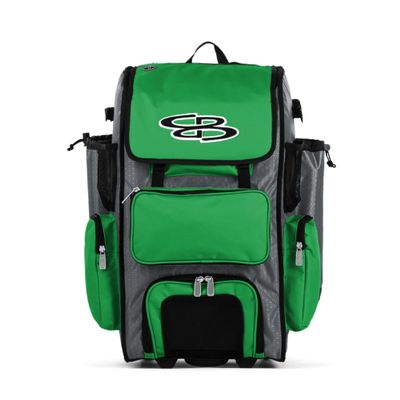 Boombah Superpack Hybrid Bat Pack BM-9051C23 Gray/Kelly Green