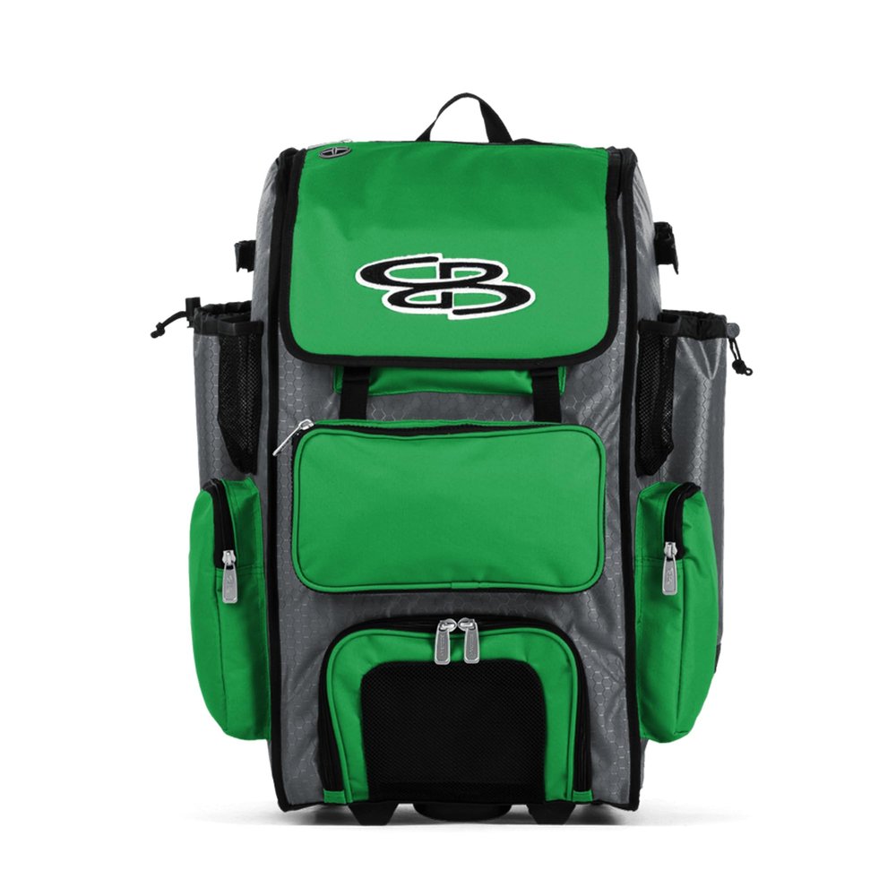 Boombah Superpack Hybrid Bat Pack BM-9051C23 Gray/Kelly Green