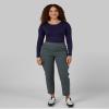 32 Degrees Heat Women's Lightweight Crew Baselayer Top | Form Fitting | Long Sleeve | 4-Way Stretch | Thermal, Evening Blue, Small view 4