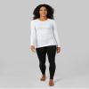 32 Degrees Heat Women's Lightweight Crew Baselayer Top | Form Fitting | Long Sleeve | 4-Way Stretch | Thermal, White, X-Large view 4
