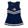 College Baby NCAA Officially Licensed Cheerleader Bodysuit Dress - Tank Top - Montana State Bobcats Logo - Navy - 6-9 Months view 1