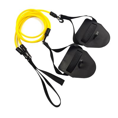Gnbzxce Powercord with Paddles Swimming Arm Strength Trainer Arm Strength Exercise Swimming Resistance Exercise Bands Set