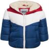 DKNY Baby Infant Boys' Puffer Jacket - Toddler Puffer Coat Full Zip Up Sherpa Lined Quilted Hooded Jacket (Sizes: 12M-4T), Size 24 Months, Cherry Red view 1