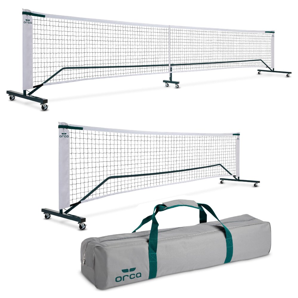 Orca Pickleball 22-ft Net 2-in-1 Full Court and 12-ft Half Court Net Set