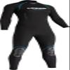 Cressi Balam 2.5 mm Lady Monopiece Wetsuits, Black/Turquoise, 2XL view 1
