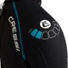 Cressi Balam 2.5 mm Lady Monopiece Wetsuits, Black/Turquoise, 2XL view 3