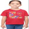3T Red Toddler You Can Do Hard Things Motivational Teacher Toddler T-Shirt