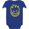 Spitfire Wheels Bighead Infant Royal/Yellow Baby Onesie - 12 Months view 1