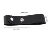 4pcs Leather Whip Holster, Black Brown Color Waist Belt, Easily Control Whip, Secure Storage Home Display view 3