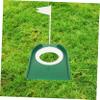 Parliky Golf Putting Cup Portable Practice Hole Aid for Training Compact Plastic Design for Easy Use Anywhere for Skill Improvement and Fun Golf Parties view 2