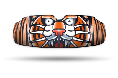 Impact Quick-Fit All Sports Mouthguard Boxing, MMA, Lacrosse, Football, Hockey, Basketball, Jiu-Jitsu, and More (TATTOOTIGER, Adult 14+ Years)