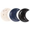 3pcs Moon Jewelry Tray Ring Plate Jewelry Dish Decorative Tray Trinket Holders Lipstick Tray Jewelry Storage Plate Ceramic Plate Ceramic Jewelry Tray Ceramic Jewelry Plate/1231 view 1