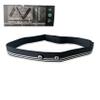 LUCKY BIG NINE Heart Rate Monitor Replacement Strap Compatible with Polar Garmin Tickr Wahoo Coospo- Heart Rate Monitor Strap Replacement (Double Silver) view 1