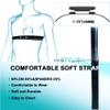 LUCKY BIG NINE Heart Rate Monitor Replacement Strap Compatible with Polar Garmin Tickr Wahoo Coospo- Heart Rate Monitor Strap Replacement (Double Silver) view 4