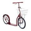 AmishToyBox Deluxe Kick Scooter Bike - Model 1660 - Youth Size (No Kickstand, Maroon), Amish-Made view 1