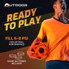 Outdoor Cruiser Light Up Soccer Ball - Waterproof Rubber Construction, Glow in the Dark, Glows Up to 30 Hours with Tap Activation, Complete Set with Pump & Spare Batteries, Official Size 5, Ages 8-15 view 2