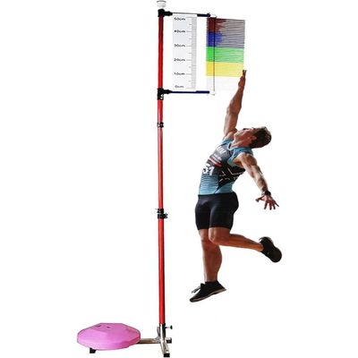 Vertical Jump Tester/Trainer, Vertical High Jump Test Pole Vertical Jump Trainer, Adjustable Jump Measurement Tool Jump Testing Device, Vertical Jump Test Stick Pole Tool, Volleyball/Basketball