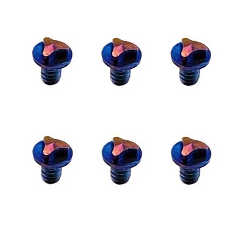 6PCS Scales Handle Screws Fits for Microtech UltraTech UT and UTX85, Custom Toasted Titanium Handle Patch Screws