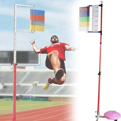 Adjustable Vertical Jump Tester, Galvanized Steel Pipe Vertical Jump Tester, Portable Vertical Jump Tester 3.9 Ft - 11.5 Ft, Professional Stadium Vertical Jump Trainer, Basketball Training Equipment