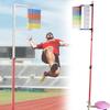 Adjustable Vertical Jump Tester, Galvanized Steel Pipe Vertical Jump Tester, Portable Vertical Jump Tester 3.9 Ft - 11.5 Ft, Professional Stadium Vertical Jump Trainer, Basketball Training Equipment view 1
