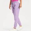 High Waisted Scrub Pants for Women Jogger Style Cargo Joggers with Pockets Drawstring Cinch Bottom Pull On Yoga Pants view 2