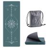 Avoalre Yoga Mat Foldable - Textured Non Slip Exercise Mat -Travel Lightweight Hot Yoga Mat with Carry Bag for Pilates & Home Workouts (72"L x 32"W x 3mm Thick), Green view 1