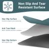 Avoalre Yoga Mat Foldable - Textured Non Slip Exercise Mat -Travel Lightweight Hot Yoga Mat with Carry Bag for Pilates & Home Workouts (72"L x 32"W x 3mm Thick), Green view 2