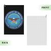 ASEDFGT United States Department of Defense Seal Golf Towel 16 x 24 Inch Golf Towels for Golf Bags Polyester Golf Towel with Carabiner Clip Men and Women Golf Accessories view 2