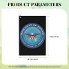ASEDFGT United States Department of Defense Seal Golf Towel 16 x 24 Inch Golf Towels for Golf Bags Polyester Golf Towel with Carabiner Clip Men and Women Golf Accessories view 4