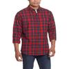 Weatherproof Vintage Men's Antique Like Flannel Button Down Shirt Red Medium