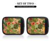 2 Pcs a Set Comfort Neoprene hojas tropicales y Flores Handle Wrap Grips for Travel Bag Luggage Suitcase Door Handle view 2