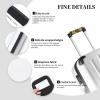 2 Pcs a Set Comfort Neoprene hojas tropicales y Flores Handle Wrap Grips for Travel Bag Luggage Suitcase Door Handle view 3
