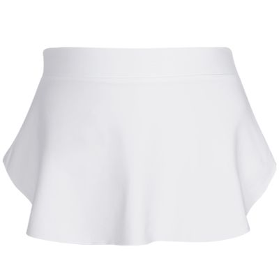 LingTing White Dance Skirt Ballet Wrap Pull-On Skirts for Girls