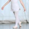 LingTing White Dance Skirt Ballet Wrap Pull-On Skirts for Girls view 2