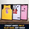 Jersey Wooden Frame Display Case -Shadow Box with 98% UV Protection Acrylic and Hanger for L or XL Baseball Basketball Football Hockey Sport Shirt and Uniform (Black, 4 Packs) view 3