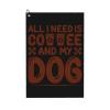 ASEDFGT All I Nee is Coffee and My Dog Golf Towel 16 x 24 Inch Golf Towels for Golf Bags Polyester Golf Towel with Carabiner Clip Men and Women Golf Accessories view 1