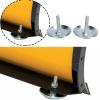 LOCADENCE Snow Plow Skid Shoes, Dual Touch Points Snow Plow Blade Skid Shoes 2877245 Heavy Duty Replacement, Plow Skid Shoes for Sportsman ATV RZR Razor view 3