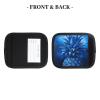 2 Pcs a Set Comfort Neoprene Blue Pineapple Handle Wrap Grips for Travel Bag Luggage Suitcase Door Handle view 4