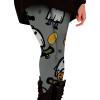 Halloween Leggings for Women Plus Size High Waisted Goth Pumpkins Witch Skeleton Print Yoga Tights Womens Halloween Pants Costumes 2024 Workout Clothes for Women view 1