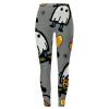 Halloween Leggings for Women Plus Size High Waisted Goth Pumpkins Witch Skeleton Print Yoga Tights Womens Halloween Pants Costumes 2024 Workout Clothes for Women view 3