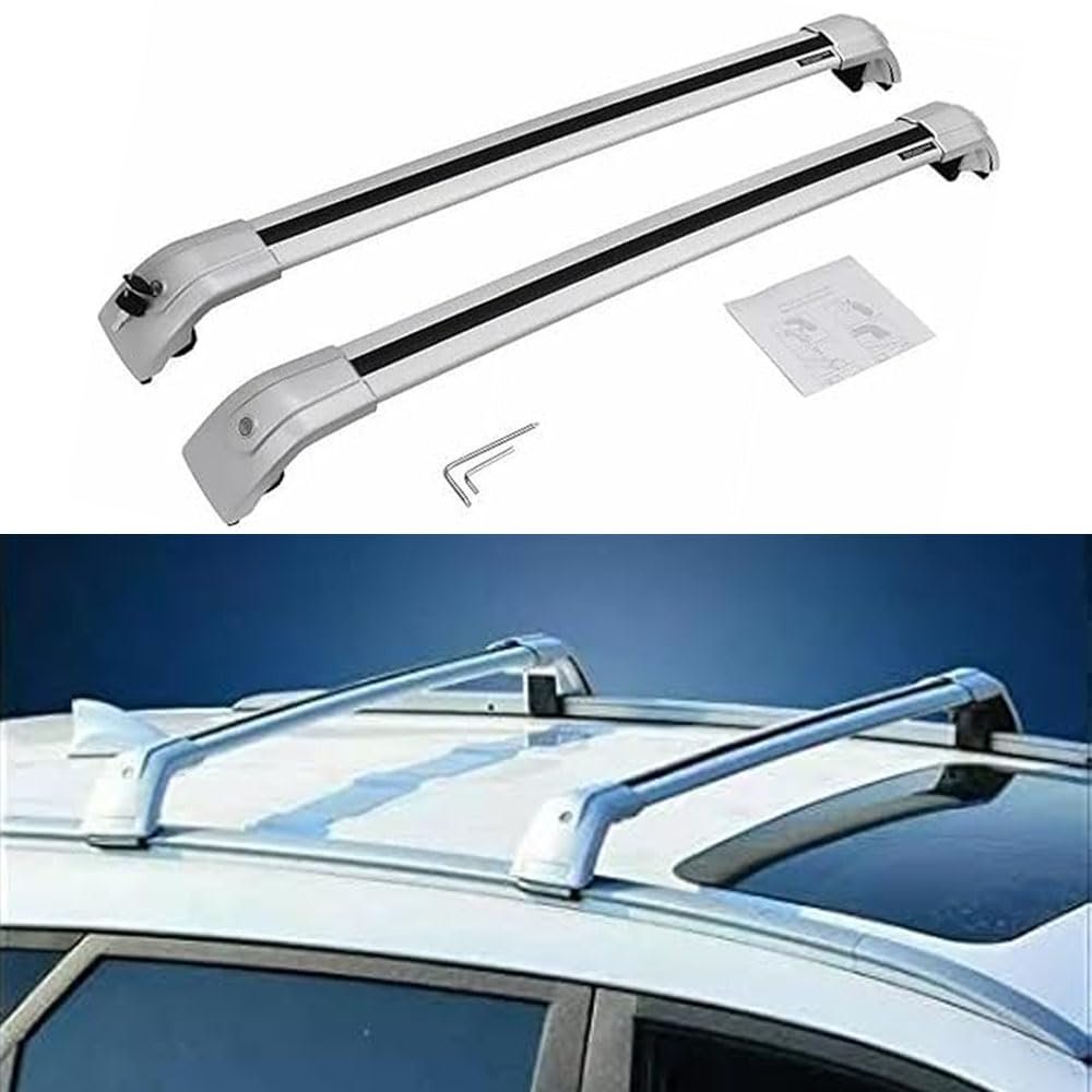 2Pcs Fits for Seat Ateca 2016-2023 Roof Rail Racks Cross Bars Crossbars Carrier