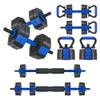 VIVITORY Dumbbell Sets Adjustable Weights, Free Weights with Connector, Non-Rolling Adjustable Dumbbell Set, Barbell for Home Gym, Hexagon, Cement Mixture view 1