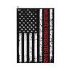 ASEDFGT Firefighter with USA Flag Golf Towel 16 x 24 Inch Golf Towels for Golf Bags Polyester Golf Towel with Carabiner Clip Men and Women Golf Accessories view 1